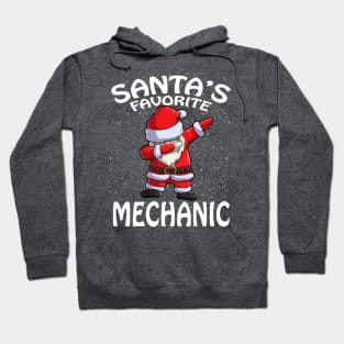 Santas Favorite Mechanic Christmas Hoodie